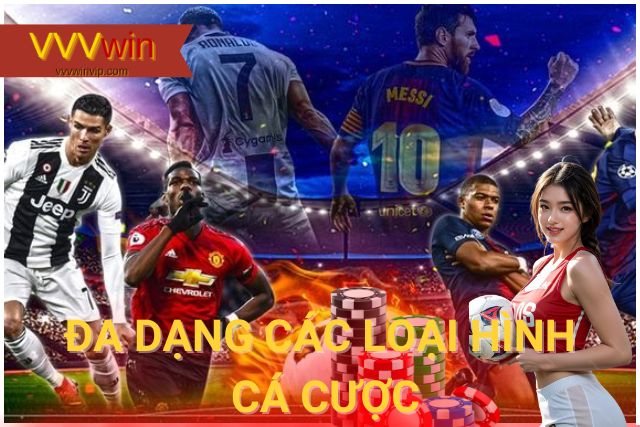 Cá Cược Bóng Đá VVVwin: Bật Mí Bí Quyết Soi Kèo Đỉnh Cao Người chơi có thể tham gia đa dạng các loại hình cá cược, tăng cơ hội chiến thắng